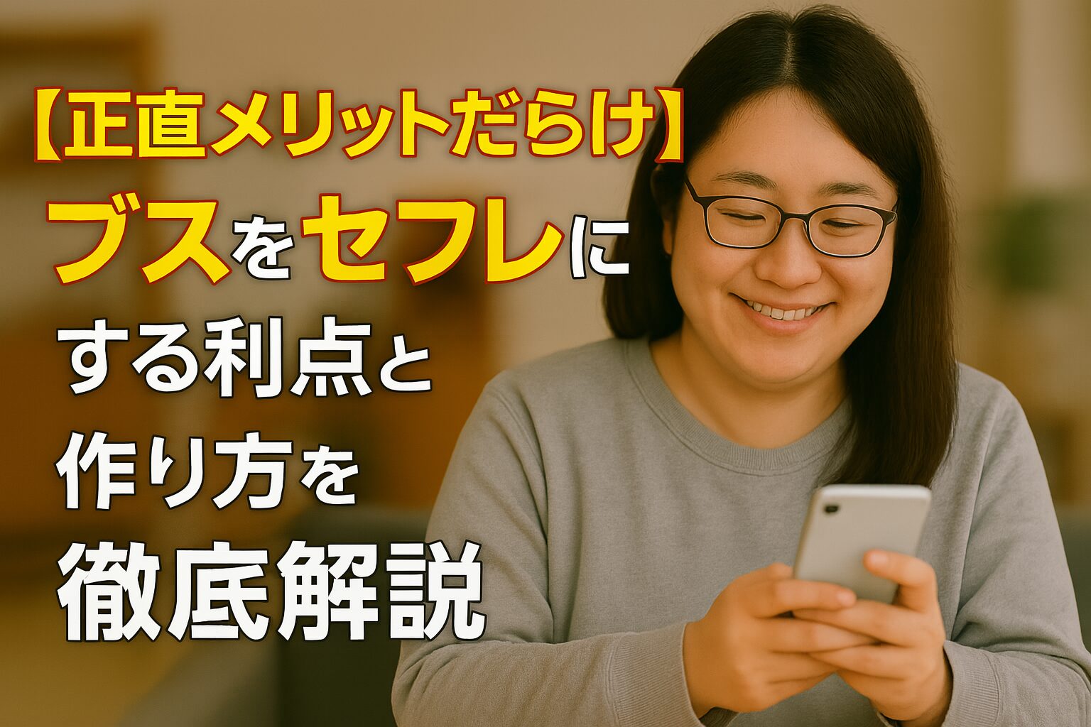 【正直メリットだらけ】ブスをセフレにする利点と作り方を徹底解説！