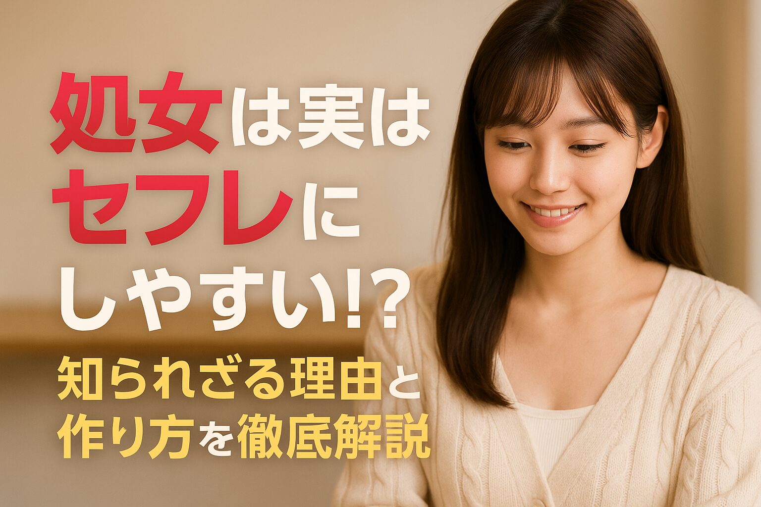 処女は実はセフレにしやすい！？知られざる理由と作り方を徹底解説